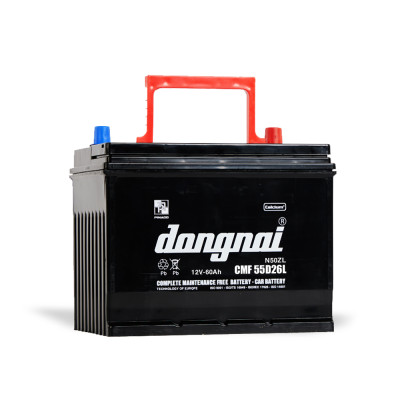 Ắc quy khô miễn bảo dưỡng Đồng Nai CMF 55D26L | 12V - 60Ah