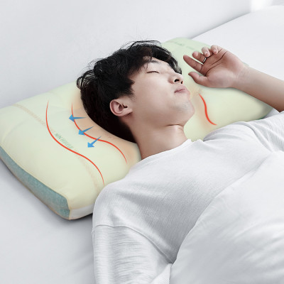 Gối thư giãn, ruột gối đầu thảo dược Super Fine Plant Coolong NIN House chăm sóc vai gáy cổ 48x74cm công thái học