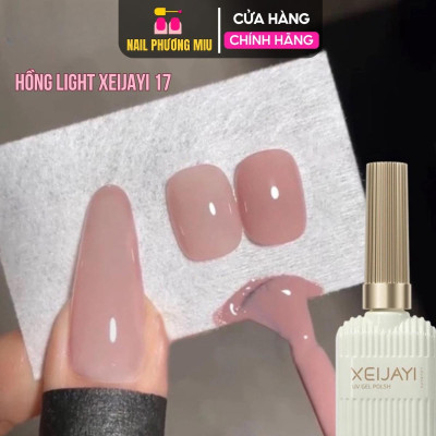 Tổng Hợp Sơn Thạch Lẻ Màu Siêu Xinh XEIJAYI Cao Cấp 15ml Màu Hồng đào Nude, Hồng đậm Sáng, Hồng Light Làm Nail Sơn thường Gel Phong Cách Đẹp Nhẹ Nhàng