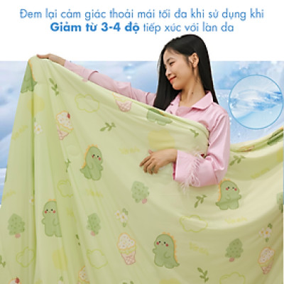 [CHĂN HÈ MÁT LẠNH] Mền lạnh I Cool Advance NIN House NM8030 2mx2m2 |Chăn mền Ice silk cao cấp, Chăn điều hoà nhiều độ
