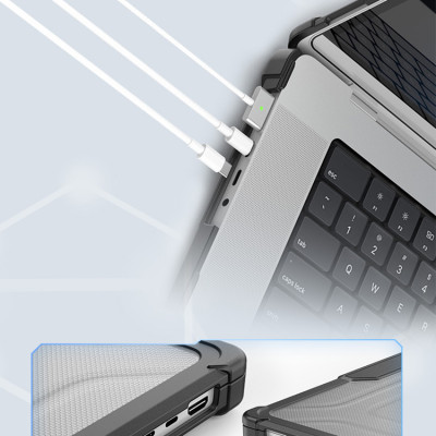 Ốp lưng cho Macbook Pro 14/Pro 16/Air 13/Air 15" Zaki Evoshell Case chống sốc - Hàng Chính Hãng