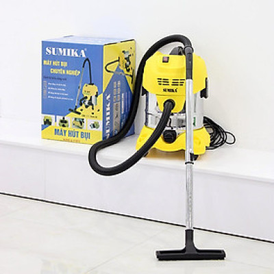 Máy hút bụi công nghiệp Sumika K20 - dung tích 20 lít - công suất 1600W - hút bụi khô - ướt - hàng chính hãng