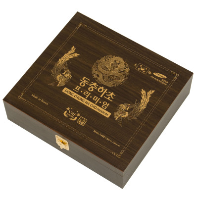 Nước đông trùng hạ thảo Hàn Quốc hộp gỗ 60 gói Daedong Korea Ginseng - Tăng cường sinh lý, bồi bổ phế thận, ổn định nội tiết tố
