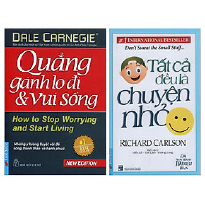 Combo Tất Cả Đều Là Chuyện Nhỏ (Khổ Lớn) + Quẳng Gánh Lo Đi Và Vui Sống (2 Cuốn)