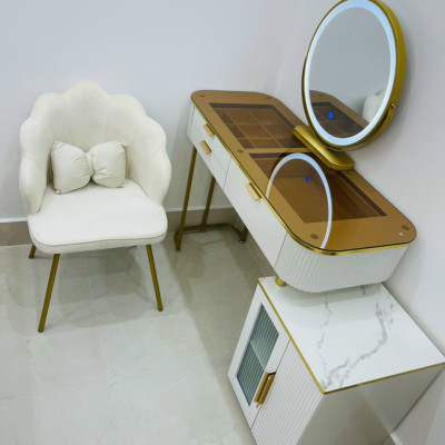 Bộ bàn ghế trang điểm nhập khẩu Juno Sofa 