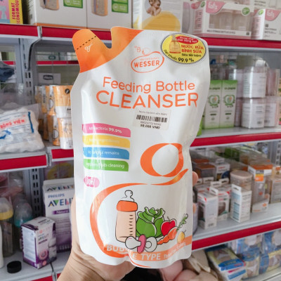 Nước Rửa Bình Sữa Wesser Dạng Gói (500ml)