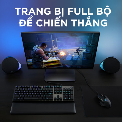 Chuột game không dây Lightspeed RGB Logitech G703 - Cảm biến Hero 25k, tương thích PowerPlay, nhẹ 95g+10g cân tùy chỉnh, pin 60h, PC/Mac - Hàng chính hãng