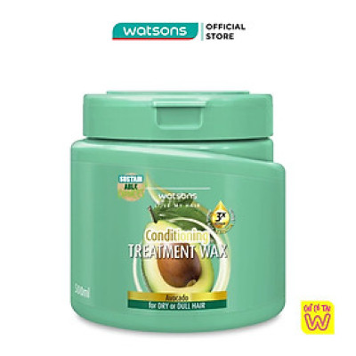 Kem Ủ Tóc Watsons Chiết Xuất Quả Bơ 400ml