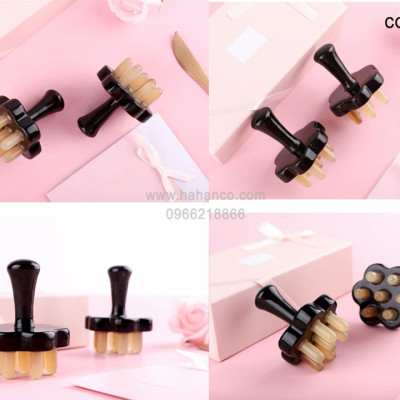 Lược sừng MÁT XA toàn thân đa năng (COH196) Làm đẹp / thư giãn / giúp lưu thông khí huyết - Chăm sóc sức khỏe