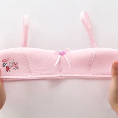 Áo lót bé gái, áo lót học sinh giai đoạn phát triển cài sau 2 móc 7405