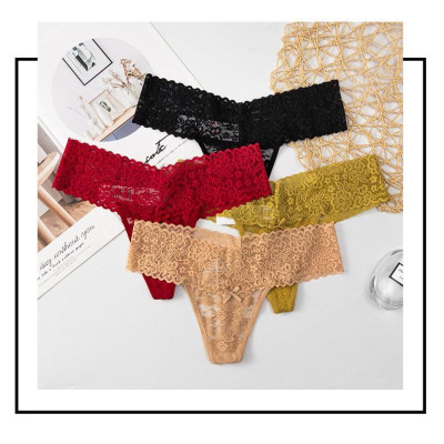 Combo 5 Quần Lót Nữ Lọt Khe Ren Voronin 6214 – Siêu Mềm Mịn, Thoáng Khí, Gợi Cảm