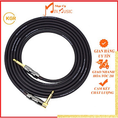 Jack cắm 6li đầu L (dây line tín hiệu) 6m siêu bền cho Guitar,  Ukulele, Organ chống noise/ hú
