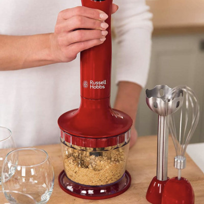 Máy Xay Cầm Tay Russell Hobbs 3in1 500W 700ml - Hàng Chính Hãng Nhập Khẩu