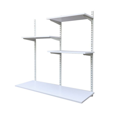 Bộ 4 Tay Đỡ Kệ Ray Tường Con Thuyền SMLIFE Railshelf L37 - Phụ Kiện Thành Phần Để Lắp Hệ Kệ Ray Tường Railshelf