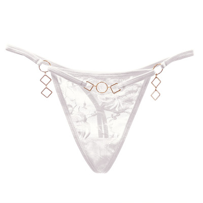 Quần lót lọt khe ren co giãn sexy phối dây kim loại quyến rũ cá tính