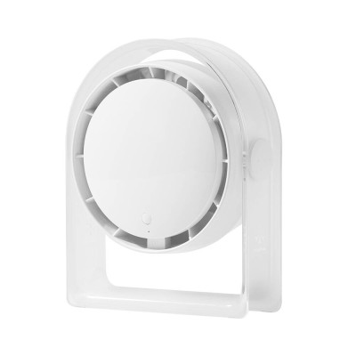 Quạt làm mát tuarbin mini để bàn hiệu HOTCASE WlWU Snow Wi-FS07 - Trang bị 4 cập độ gió, Pin sạc tích điện, Gió Mạnh, Êm Ái - Hàng nhập khẩu