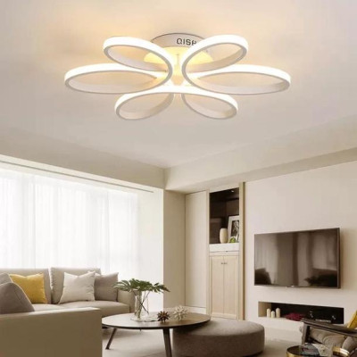 Đèn LED Mâm Ốp Trần MN035/6, Đèn trần Phòng Khách, Đèn trần buồng nghỉ - 3 cơ chế Sáng DT