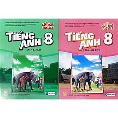 ￼Sách -(Combo)Tiếng Anh 8 -Sách Học Sinh+ Sách Bài Tập -Global Success