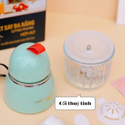 Máy Xay Đồ Ăn Dặm Cho Bé 6 Lưỡi Cối Thuỷ Tinh Hàng Nội Địa Trung Bản Cao Cấp Siêu Mịn Tiện Dụng - Tặng Kèm Dụng Cụ Rửa Máy-Hàng Chính Hãng 