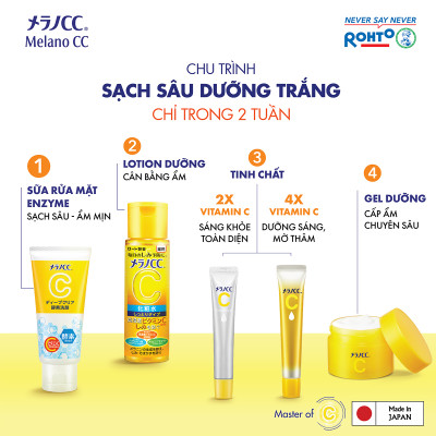Dung dịch dưỡng trắng, cải thiện thâm nám, đốm nâu Melano CC Whitening Lotion (Rich Type)