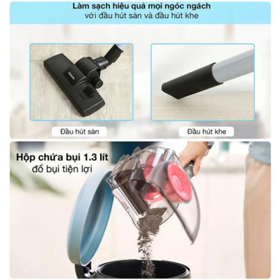 Máy hút bụi gia đình thương hiệu cao cấp Philips XB2022/81 - Hàng Chính Hãng