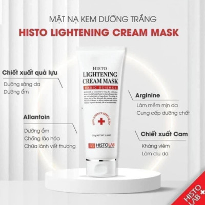 Mặt nạ làm trắng HISTO LIGHTENING CREAM MASK - chính hãng Hàn Quốc 250g
