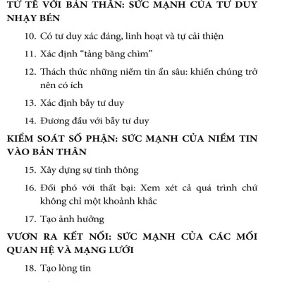 Sức Bật Tinh Thần - 10 Thói Quen Cho Cuộc Sống Chất Lượng