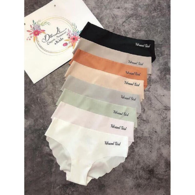 Set 5 Quần Lót Nữ Không Viền Lượn Sóng Su Lạnh Sexy Kháng Khuẩn Cute Giá Rẻ NO1028