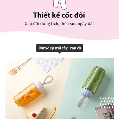 Máy xay sinh tố cầm tay Bear LLJ-D04B1 Hàng chính hãng