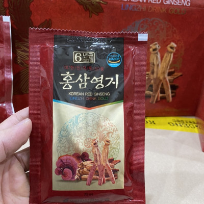 NƯỚC HỒNG SÂM LINH CHI HÀN QUỐC