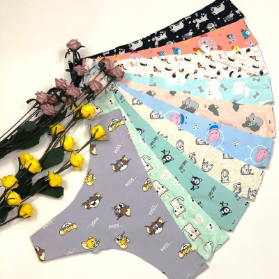 COMBO 10 QUẦN LỌT KHE SU ĐÚC HỌA TIẾT 015