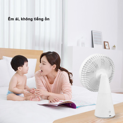 Quạt Tích Điện Để Bàn Xiaomi Mijia Phiên Bản 2023 Không Gian Sử Dụng 10-20m2 Sử Dụng 18 Giờ Liên Tục - Hàng Chính Hãng