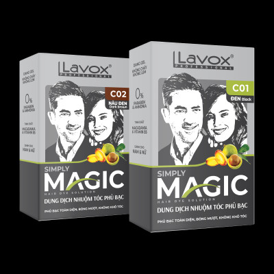 Nhuộm Tóc Phủ Bạc Magic Lavox