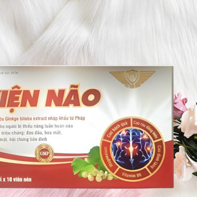 Viên uống Kiện não Vinh Thịnh Vượng VV, hộp 30v, tăng cường tuần hoàn não