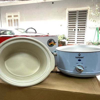 Nồi nấu chậm 3.5L Kalpen SK1 công nghệ Đức - Tần gà, nấu cháo, chưng yến, bảo hành 2 năm - Hàng chính hãng