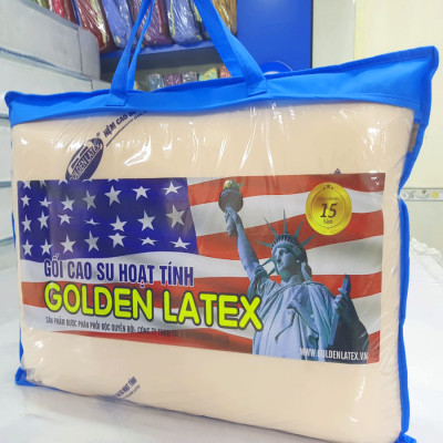 GỐI NẰM CAO SU HOẠT TÍNH GOLDEN LATEX