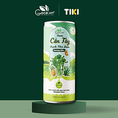 Nước cần tây thạch nha đam hương dứa Goce - 240ml