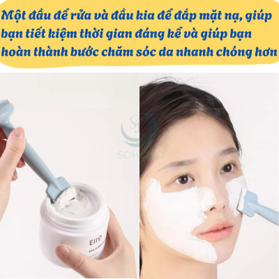 Cọ Đắp Mặt Nạ 2 Đầu Silicone – Làm Đẹp Thông Minh Cây Cọ Massage & Thoa Mặt Nạ 2 Trong 1 Cọ Silicone Đắp Mặt Nạ Đa Năng – Mềm Mại, Dễ Dùng Cọ Đắp Mask Chăm Sóc Da 2 Đầu – Tẩy Tế Bào Chết & Đắp Mask