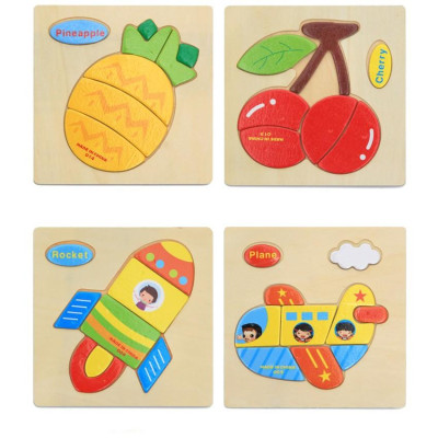 Combo 10 Tranh Ghép Gỗ 9 Miếng Và Tranh Ghép Gỗ 3d Giúp Bé Phát Triển Tư Duy Và Trí Não