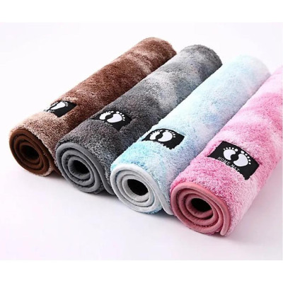 Thảm chùi chân thảm trang trí để cửa phòng, cửa nhà vệ sinh, thảm lót chân màu trơn chất liệu cao cấp