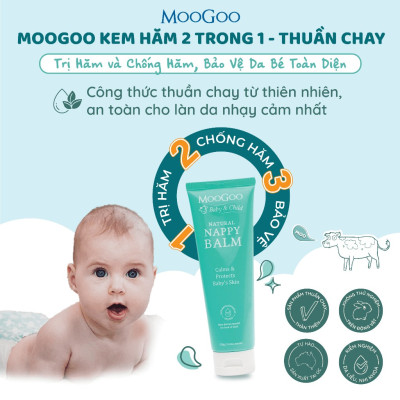 Kem Chống Hăm Em Bé MooGoo - Baby Range - Nappy Balm 120g