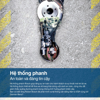 Bố Thắng Sau Bosch Cho Toyota Corolla Cross 1.8/2.0 (-2023) Avalon 2.5/3.5 (-2022)