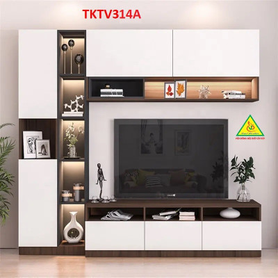 Tủ kệ tivi trang trí phong cách hiện đại TKTV314 - Nội thất lắp ráp Viendong adv