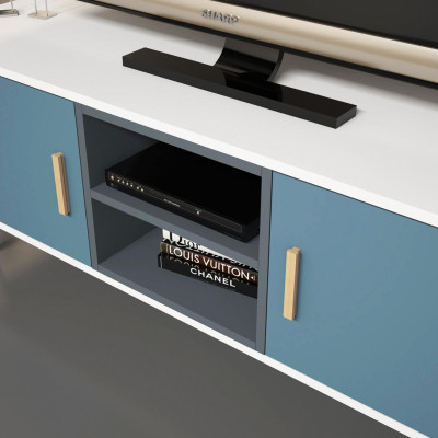 Kệ gỗ tivi đẹp cho phòng ngủ gia đình SMLIFE Tentree