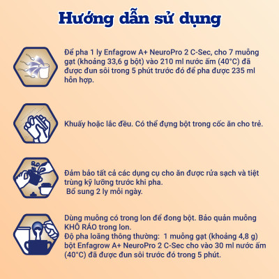 Sữa bột Enfagrow A+ NeuroPro 3 C-Sec 800g cho trẻ từ 2-6 tuổi