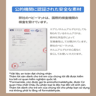 Lysin - thảm tập bò cho bé chống thấm gấp gọn được