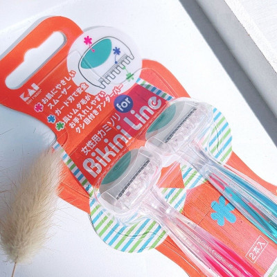 Set 2 dao cạo Thân Nhựa Kai Bikini Line Razor 4901331011641
