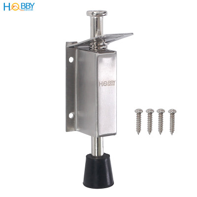 Đồ chặn cửa 2 chiều chốt đạp lò xo đế cao su Hobby Home Decor CCD1