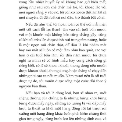 Sống Một Đời Theo Ước Nguyện Bản Thân