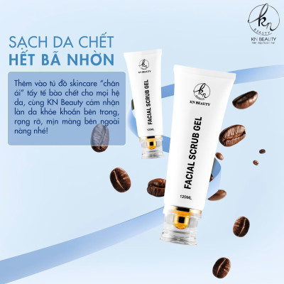Gel Tẩy Tế Bào Chết Tinh Chất Cà Phê KN Beauty - Facial Scrub Gel 120 ml